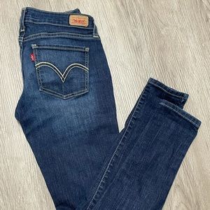 Levi Strauss 535 Dark Wash Leggings Skinny Jeans